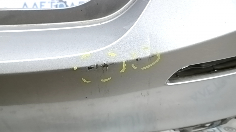 Honda Insight 19-22 rear bumper, bare silver, scratches, cracked