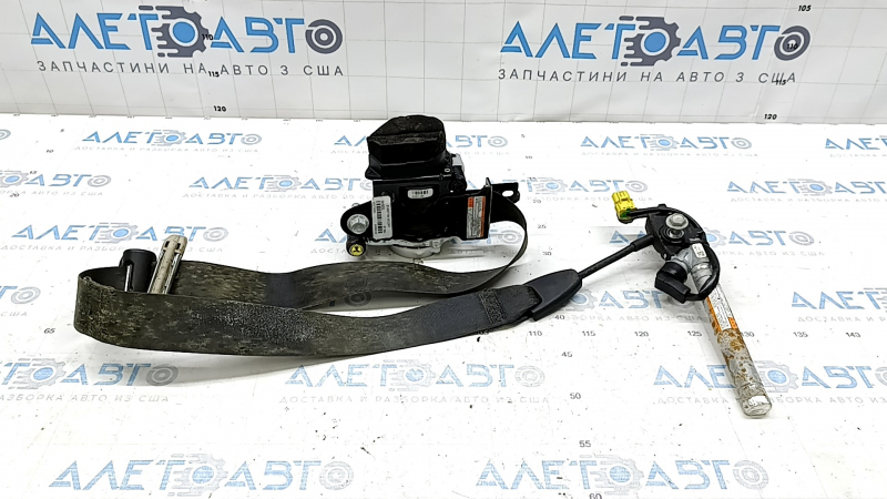 Honda Insight 19-22 black passenger seat belt with tensioner, water-resistant, dry-cleanable