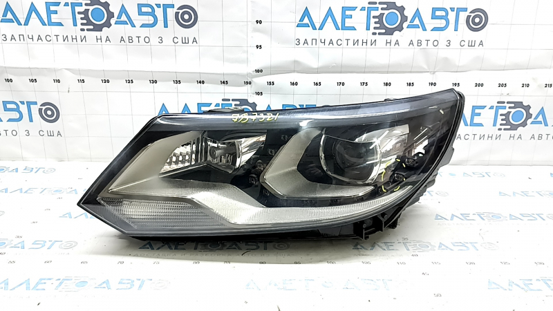 Left front headlight for VW Tiguan 12-17, complete with restyling xenon and LED, scratched