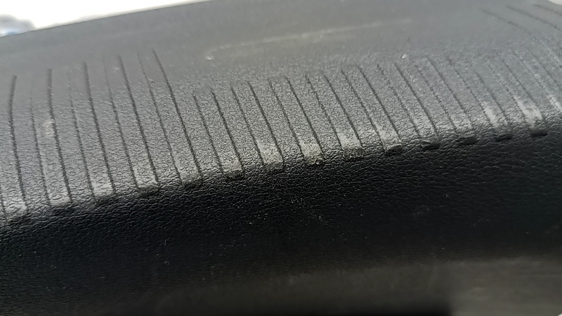 Audi A4 B9 17-20 trunk opening trim, black, scratches, broken mount