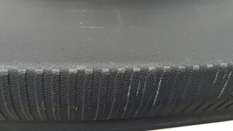Audi A4 B9 17-20 trunk opening trim, black, scratches, broken mount