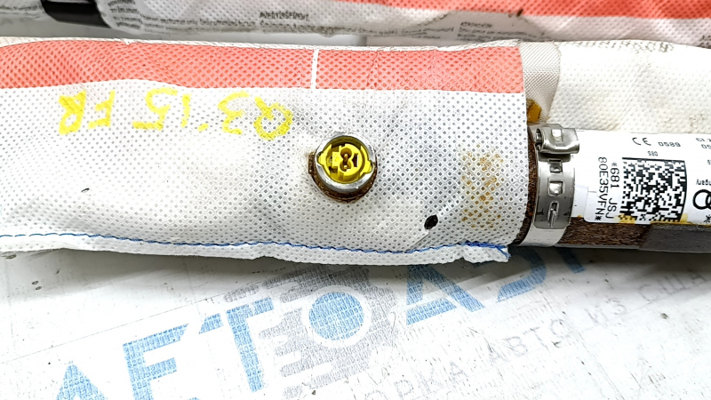 Right side curtain airbag for Audi Q3 8U 15-18, rusty squib