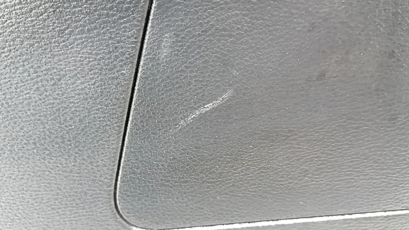 BMW X3 F25 11-17 black lower trunk lid trim for electric door, with plugs, scratches, broken mount