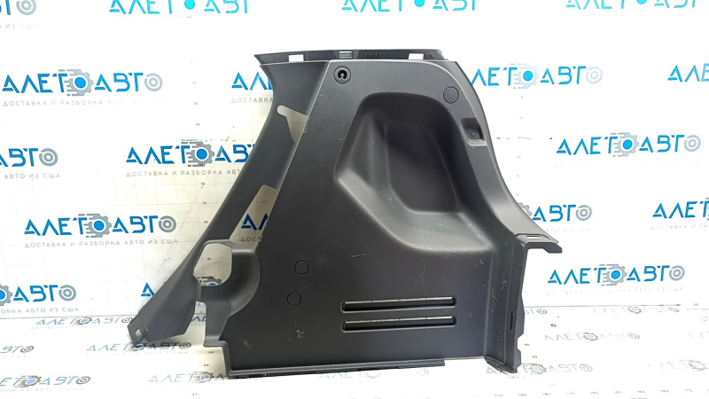 Right arch trim for Chevrolet Bolt 17-21, dark gray, scratches, broken fastener