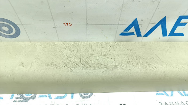Infiniti Q50 14-20 front left inner door sill trim, beige, scratches
