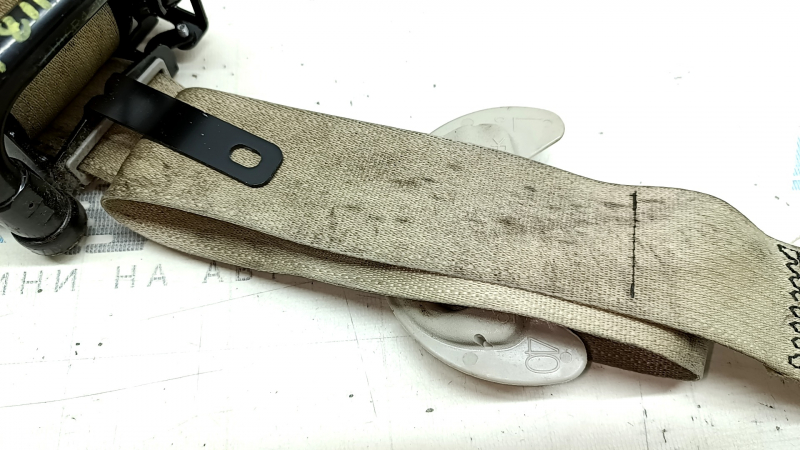 Driver's seat belt for Infiniti Q50 18-20, beige, dry-cleanable