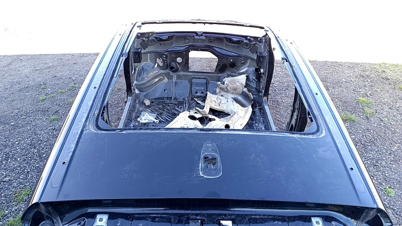 Metal roof for Volkswagen ID.4 23-25 with panoramic windows, on the body