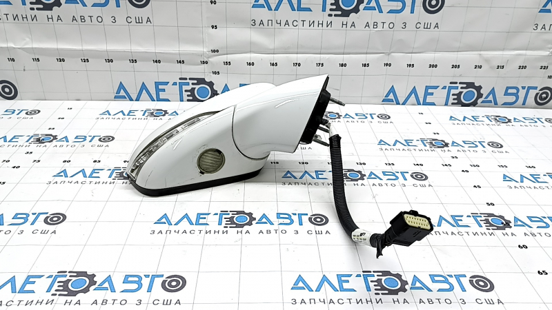 Right side mirror assembly for Ford Fusion mk5 13-16, 11 pins, turn signal, heated, white