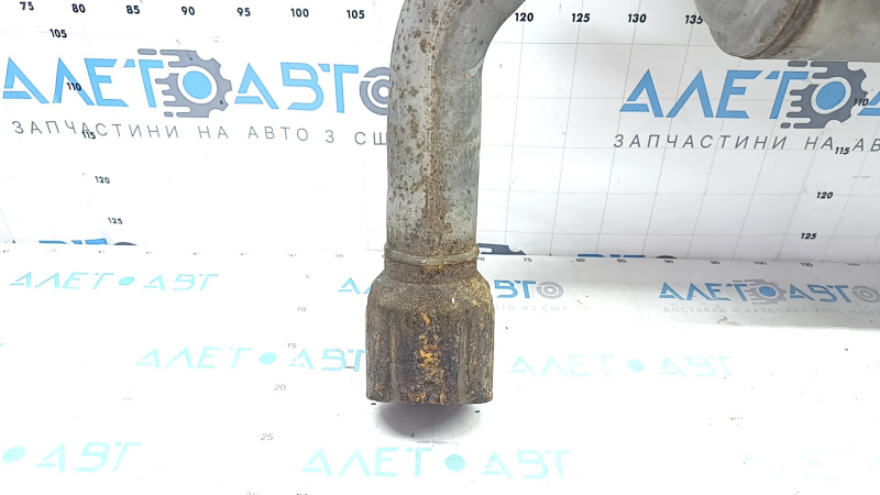 Rear muffler with barrel for Infiniti Q50 16-24 3.0T without chrome tips, rusty