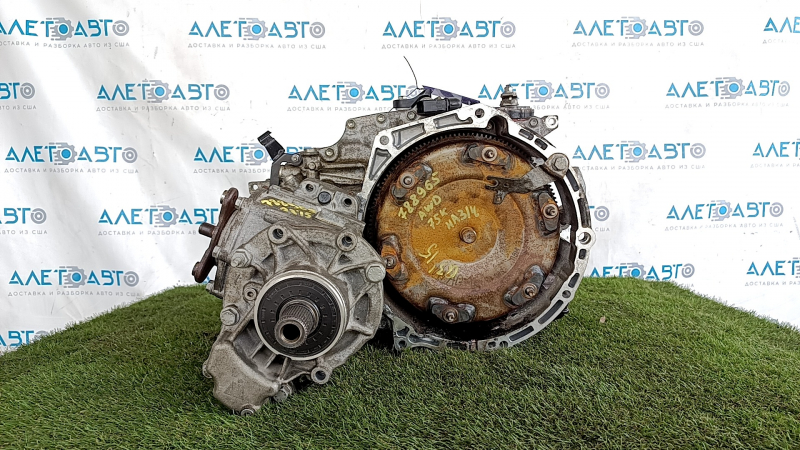 Automatic transmission assembly for an Audi Q3 8U 16-18 AWD QNU 75kW, with gearbox, wedge, chips on the gearbox, for spare parts