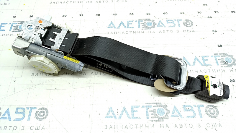 Hyundai Sonata 11-15 passenger seat belt, black, without tensioner, beige cover, for cleaning