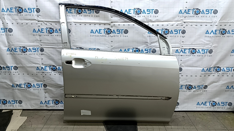 Bare front right door Lexus RX300 RX330 RX350 RX400h 04-09 silver 1C0, dented corner