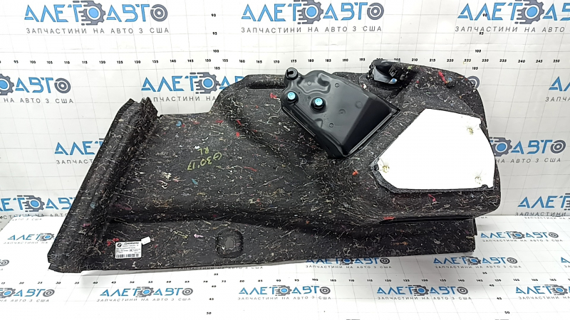 Left arch trim for BMW 5 G30 17-23, black, for first aid kit