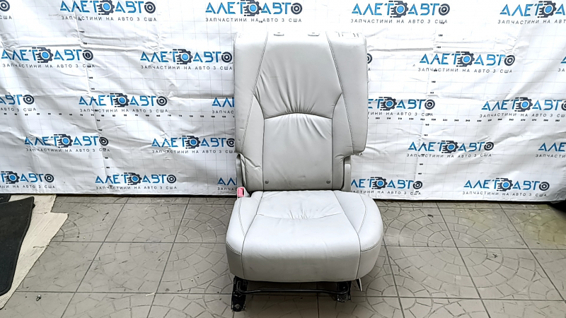 Left rear seat Lexus RX300 RX330 RX350 RX400h 04-09, gray leather, dry-cleanable
