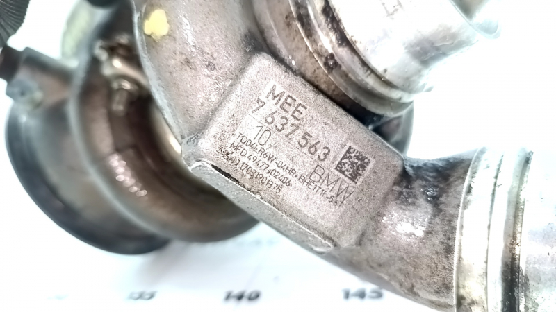Turbocharger assembly with manifold BMW 5 G30 17-22 2.0T, 530e hybrid water damage, for parts