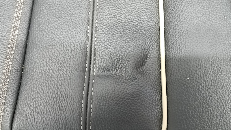 Rear seat cushion for BMW 5 G30 17-23 Dakota leather, black, heated, Sport line, dents