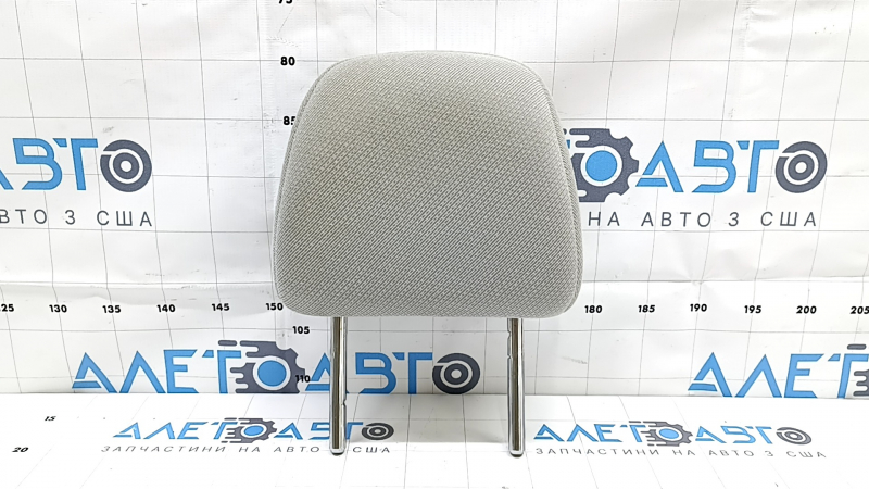 Gray Toyota Camry passenger seat headrest, cloth, dry-cleanable, v50 12-14