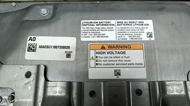 Honda Accord 18-22 2.0 Hybrid 90kV 255V Battery Assembly