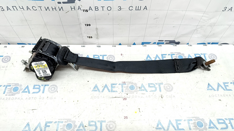 Rear left seat belt for Ford Fusion mk5 17-20, black, dry-cleanable