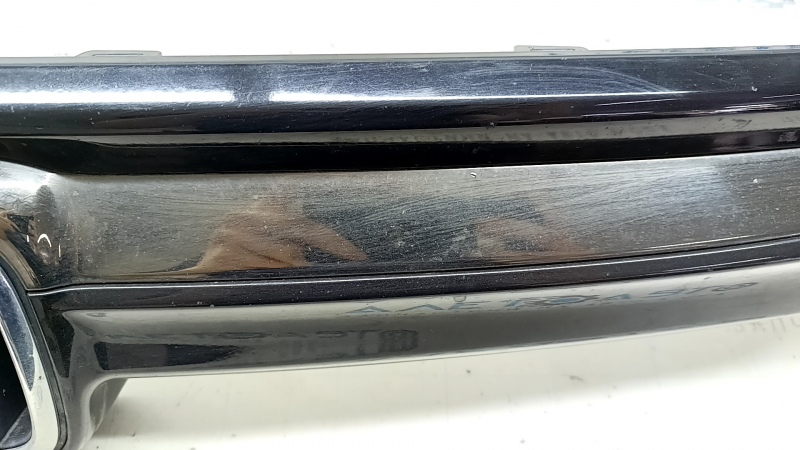Honda Accord 18-20 Touring Upper Grille Moldings, Center Molding with Eyelashes, 7-Piece, Glossy, Dark Chrome, Sand
