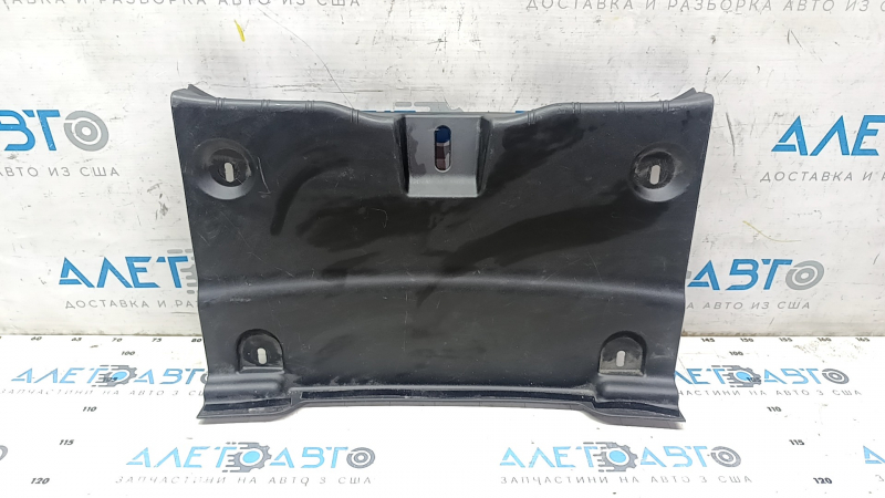 Black, scratched Chevrolet Camaro trunk lid trim for 2016-2023