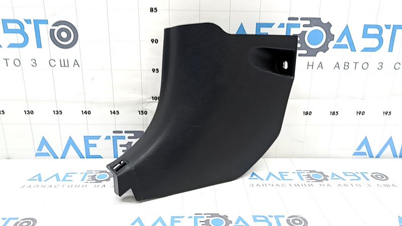 Toyota Prius 50 Prime 16-22 black, worn front pillar trim, lower left