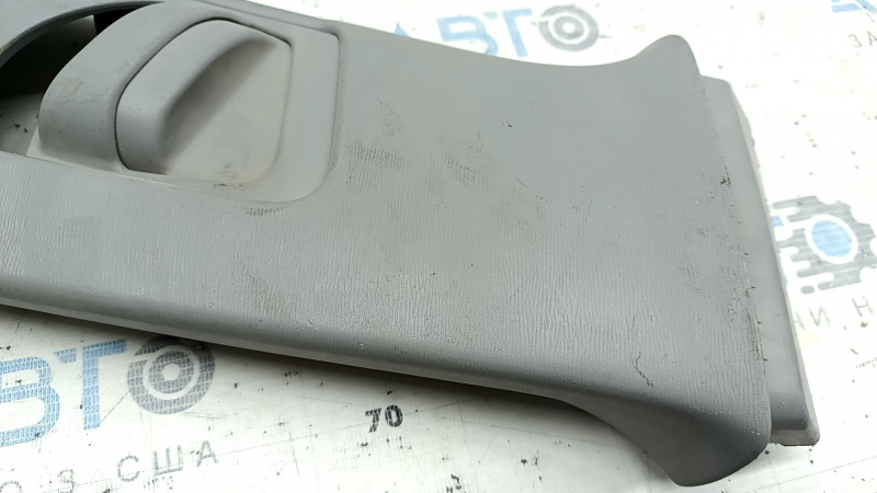 Right upper center pillar trim for Toyota Rav4 06-08, gray, scratches, needs cleaning