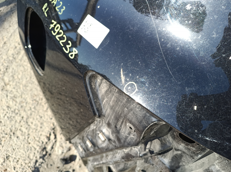 Quarter wing rear left Ford Escape MK4 20-24 on the body, black, pokes