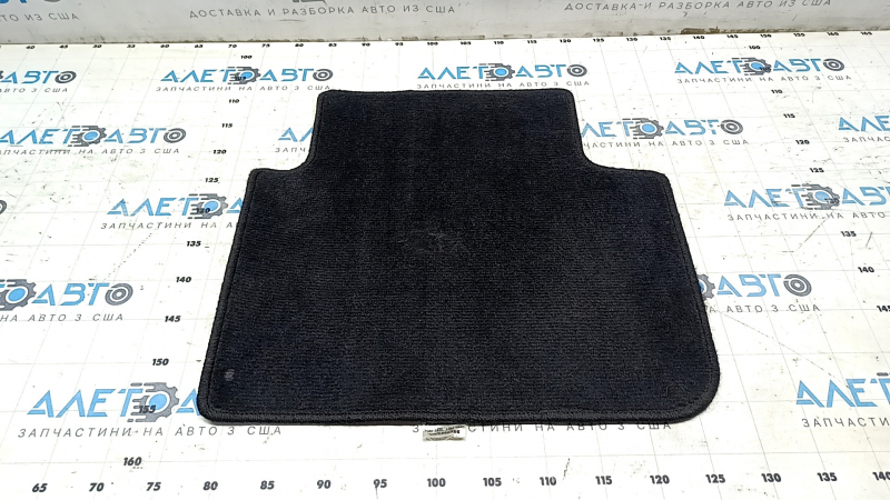 Rear right interior mat for Honda Accord 13-17, black cloth, burnt