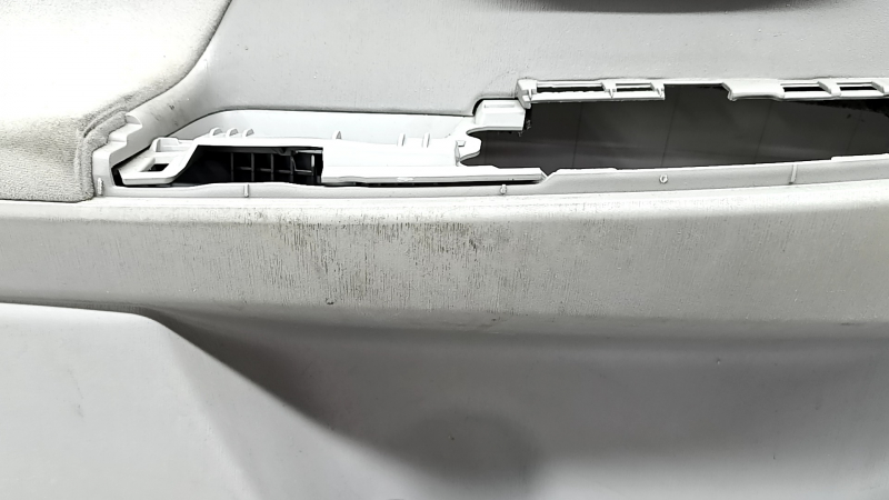 Front left door panel for Toyota Prius V 12-17, gray, gray velour armrest, with handle, scratches, dry-cleanable