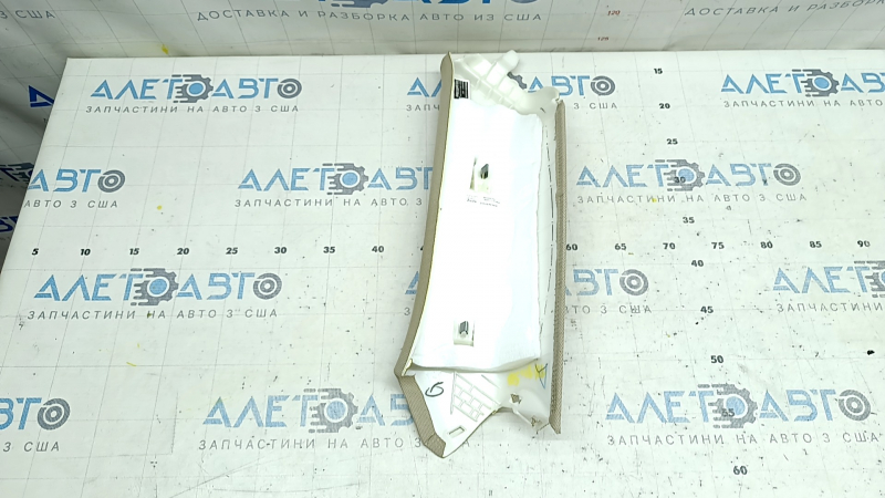 Left rear pillar trim panel in front of the window, Audi Q5 80A 18-24, beige