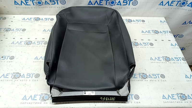Driver's seat upholstery upper part VW Jetta 19-21 leather black