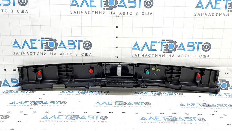 Lexus RX350 RX450h 16-22 black center trunk opening trim, scratched