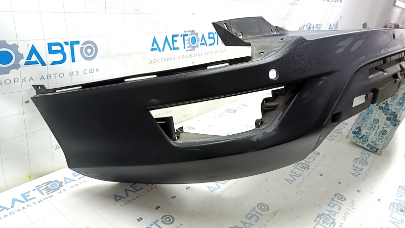 Rear bumper bare Ford Escape MK3 2017-2019, restyling for parking sensors, texture, sand, scratches