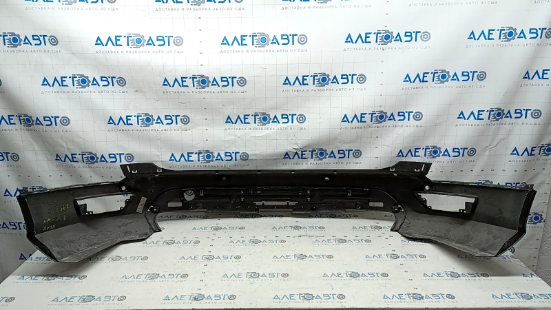 Rear bumper bare Ford Escape MK3 2017-2019, restyling for parking sensors, texture, sand, scratches