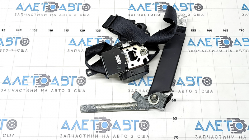 Mitsubishi Outlander 22-25 black passenger seat belt with tensioner, water-resistant, dry-cleanable