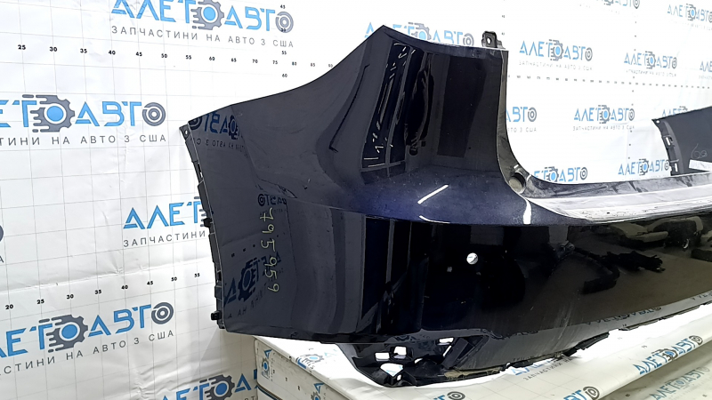 Lexus RX350 RX450h 20-22 rear bumper, bare, blue, with scratches, for parking sensors