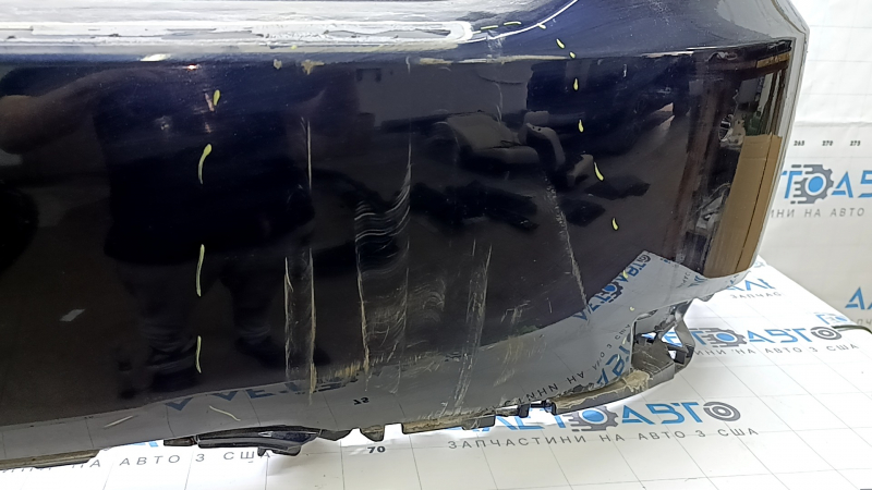 Lexus RX350 RX450h 20-22 rear bumper, bare, blue, with scratches, for parking sensors