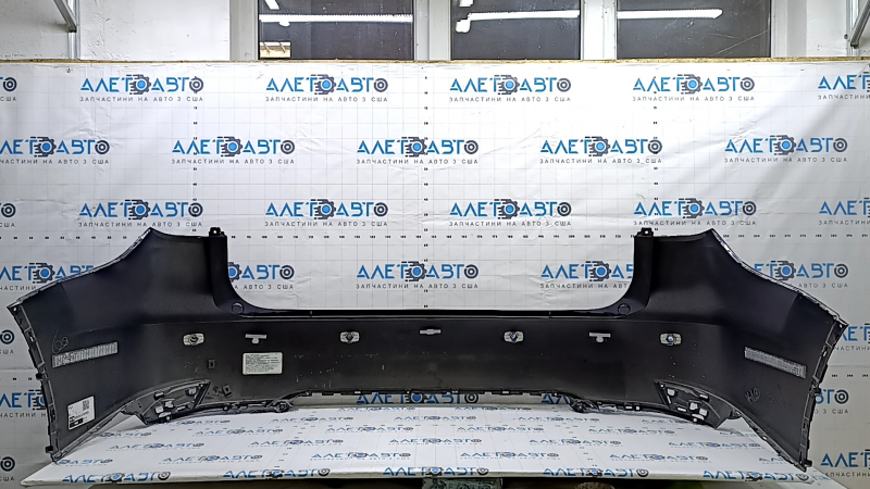 Lexus RX350 RX450h 20-22 rear bumper, bare, blue, with scratches, for parking sensors