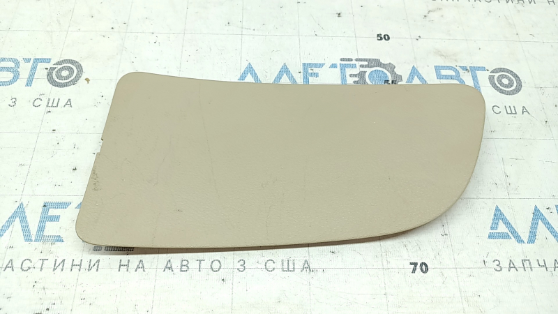 Left Subaru B10 Tribeca trunk lid trim cap, beige, scratches