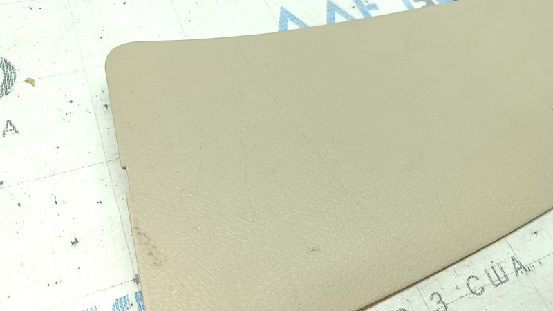 Left Subaru B10 Tribeca trunk lid trim cap, beige, scratches