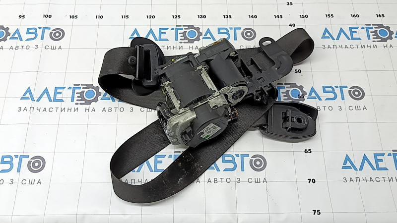 Passenger seat belt with tensioner for BMW 3 G20 19-24 black, REMA, water damaged, does not unwind, dry cleanable