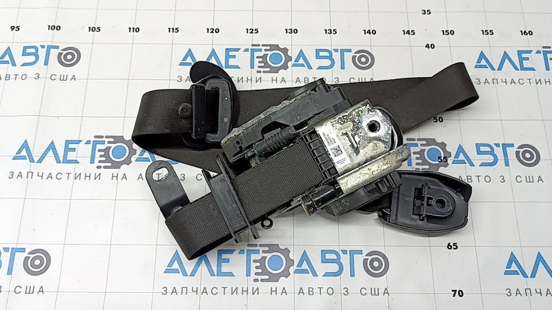 Passenger seat belt with tensioner for BMW 3 G20 19-24 black, REMA, water damaged, does not unwind, dry cleanable