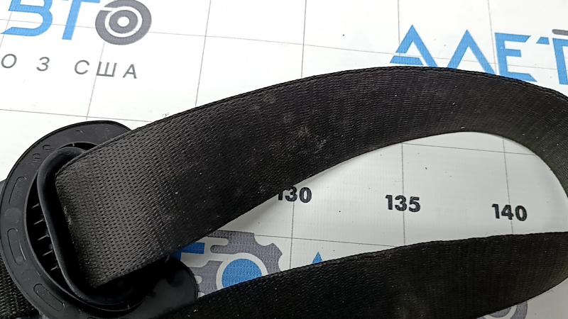 Passenger seat belt with tensioner for BMW 3 G20 19-24 black, REMA, water damaged, does not unwind, dry cleanable