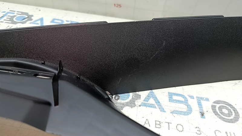 Ford Mustang mk6 15-23 coupe front left rear pillar trim, black, scratches