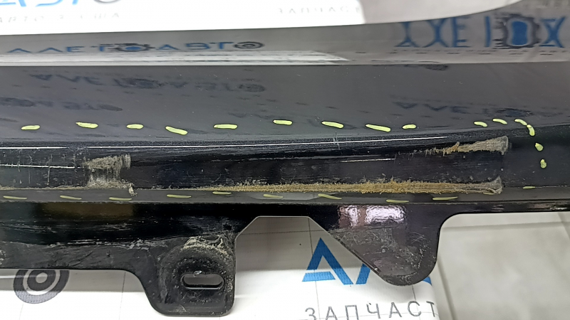 Left side sill for BMW 3 G20 19-24, black, backlit, scratches, backlit peeling off