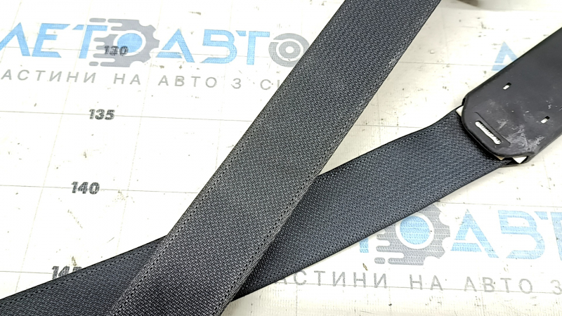 Driver's seat belt with tensioner for Nissan Rogue 14-20, black, for cleaning