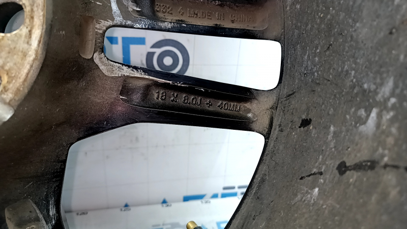 Wheel rim R18x8JxET40 Ford Mustang mk6 15-type 3, light curb