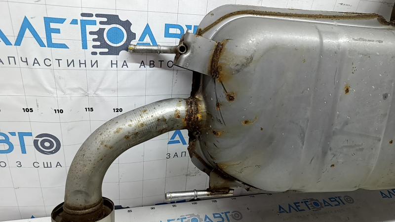 Rear muffler with barrel Mazda CX-5 22-25 AWD 2.5T, rusty