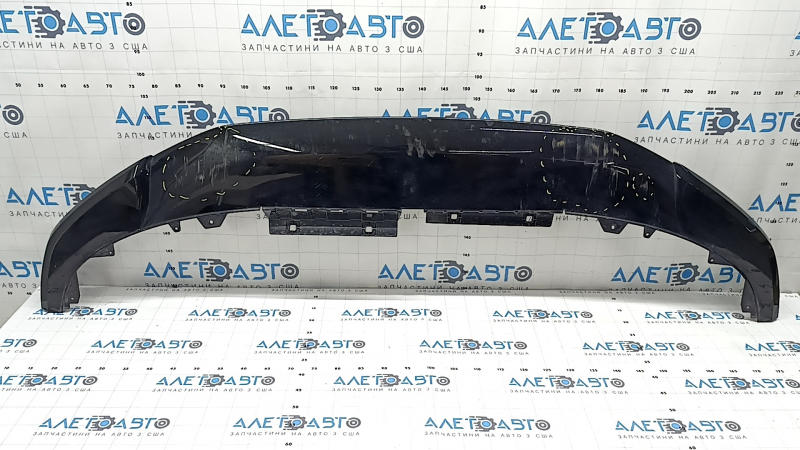 Front bumper lip for Audi Q3 83A 19-23 S-Line, black, dents, scratches, broken fasteners
